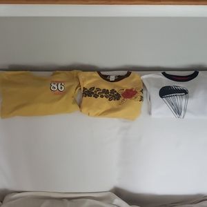 Lot boys 5, 6 shirts (3) Jaimie and Jack, Gap kids